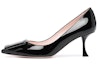 Buy (Women) Roger Vivier 'Black Patent Leather Buckle High-Heel' RVW61830690D1PB999