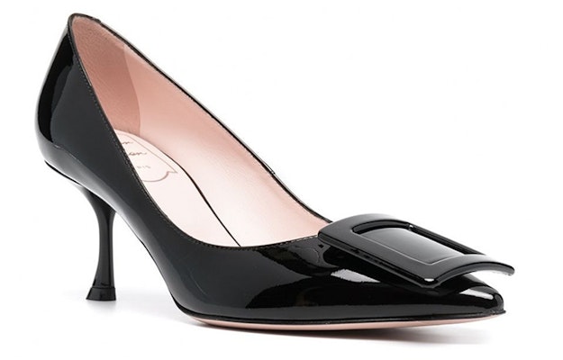 (Women) Roger Vivier 'Black Patent Leather Buckle High-Heel' RVW61830690D1PB999 Lookbook (Women) Roger Vivier 'Black Patent Leather Buckle High-Heel' RVW61830690D1PB999