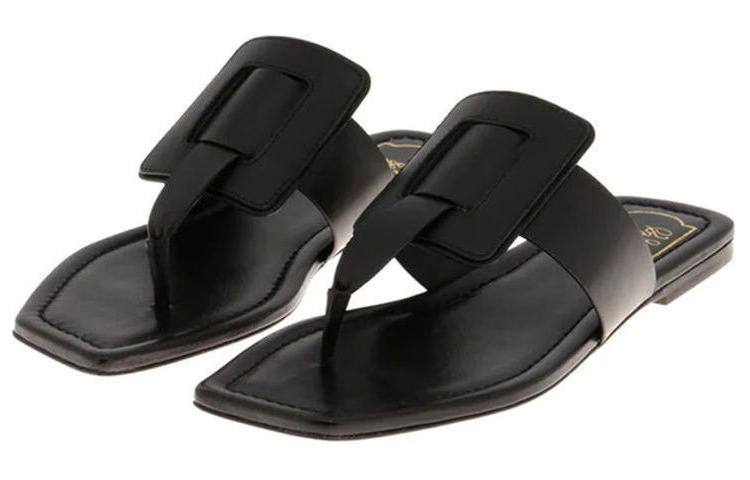(W) Roger Vivier 'Black Thong Fashion Sandal' 圖 3