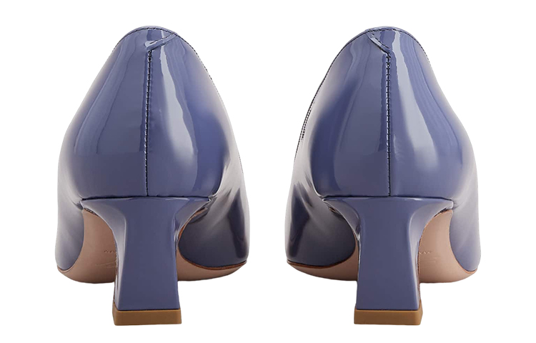 (W) Roger Vivier 'Blue Patent Square Toe Chunky Heel with Metal Buckle' 圖 5