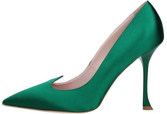 (Women) Roger Vivier 'Green Stiletto Mules' RVW53824540RS0V016 Buy (Women) Roger Vivier 'Green Stiletto Mules' RVW53824540RS0V016