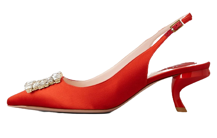 Buy (W) Roger Vivier 'Heels Stiletto Gesper Kain Oranye' RVW63834500RS0R401