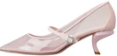 Buy (W) Roger Vivier 'Tacones de Aguja con Hebilla de Cristal Rosa' RVW63834510PE55O10