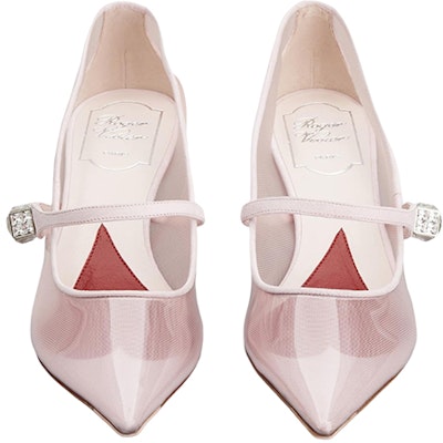 (W) Roger Vivier 粉色水晶扣细高跟鞋 RVW63834510PE55O10 Lookbook (W) Roger Vivier 粉色水晶扣细高跟鞋 RVW63834510PE55O10