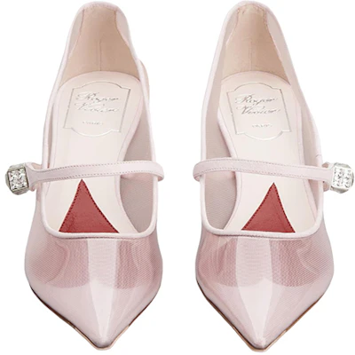 (W) Roger Vivier 'Tacones de Aguja con Hebilla de Cristal Rosa' RVW63834510PE55O10 Lookbook (W) Roger Vivier 'Tacones de Aguja con Hebilla de Cristal Rosa' RVW63834510PE55O10