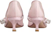 Shop (W) Roger Vivier 'Tacones de Aguja con Hebilla de Cristal Rosa' RVW63834510PE55O10