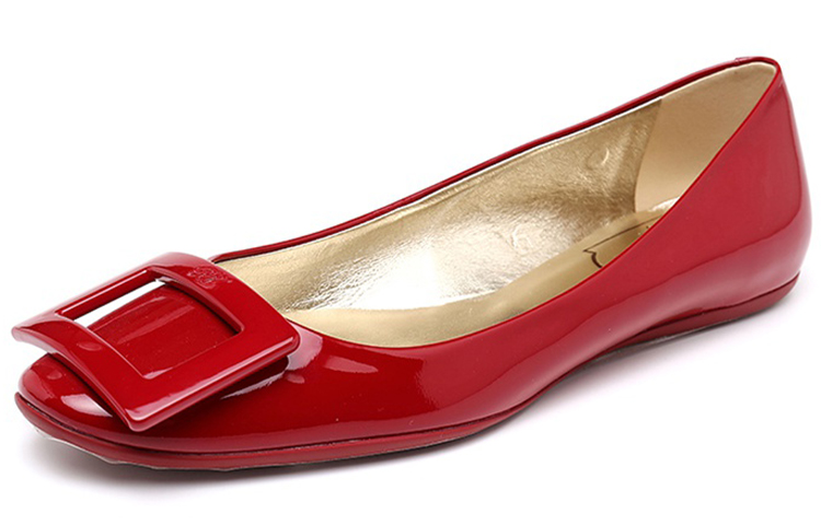 (W) Roger Vivier 'Red Patent Classic Flats' 圖 3