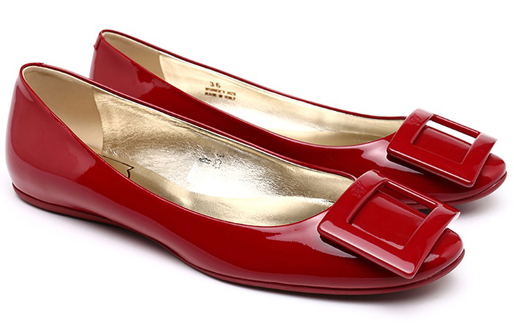 (W) Roger Vivier 'Red Patent Classic Flats' 圖 4