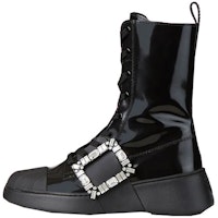 (Women) Roger Vivier Ankle Boots 'Black Leather' RVW54230510MRKB999 (Women) Roger Vivier Ankle Boots 'Black Leather' RVW54230510MRKB999