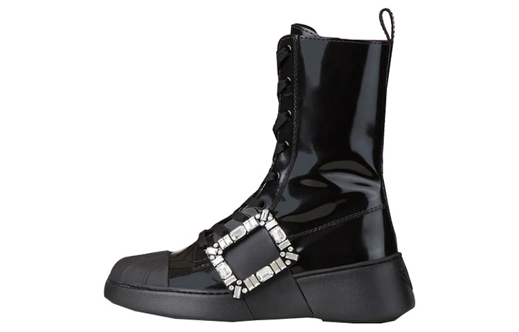 (Women) Roger Vivier Ankle Boots 'Black Leather' RVW54230510MRKB999