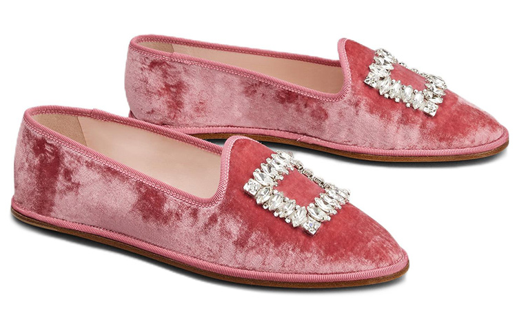 (W) Roger Vivier Babby Viv' Strass 'Pink Embroidered Buckle' 圖 2