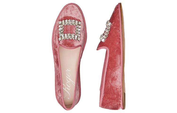 (W) Roger Vivier Babby Viv' Strass 'Pink Embroidered Buckle' 圖 4
