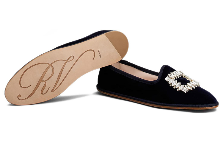 (W) Roger Vivier Babby Viv Flats 'Blue Embroidered Crystal Buckle' 圖 6