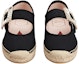 Lookbook (W) Roger Vivier Babies 'Espadril Hitam Berkilau dengan Gesper' RVW41232960R7CB999