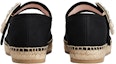 Shop (W) Roger Vivier Babies 'Espadril Hitam Berkilau dengan Gesper' RVW41232960R7CB999