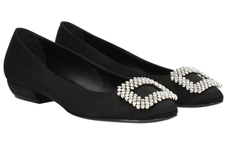 (W) Roger Vivier Ballerina Flat 'Black Satin' 圖 2