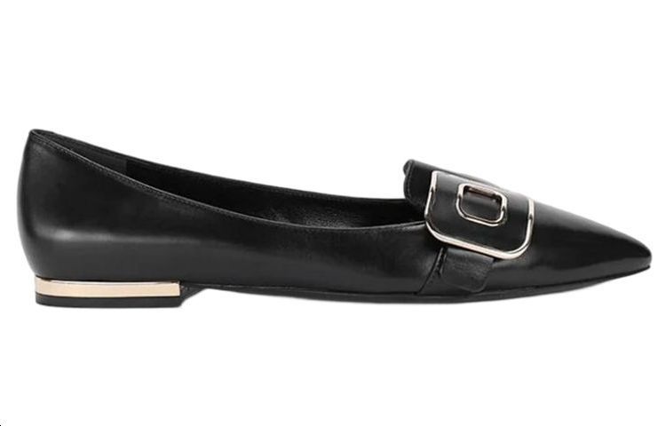 (W) Roger Vivier Ballerina Flats 'Black Leather Pointed Toe' 圖 2