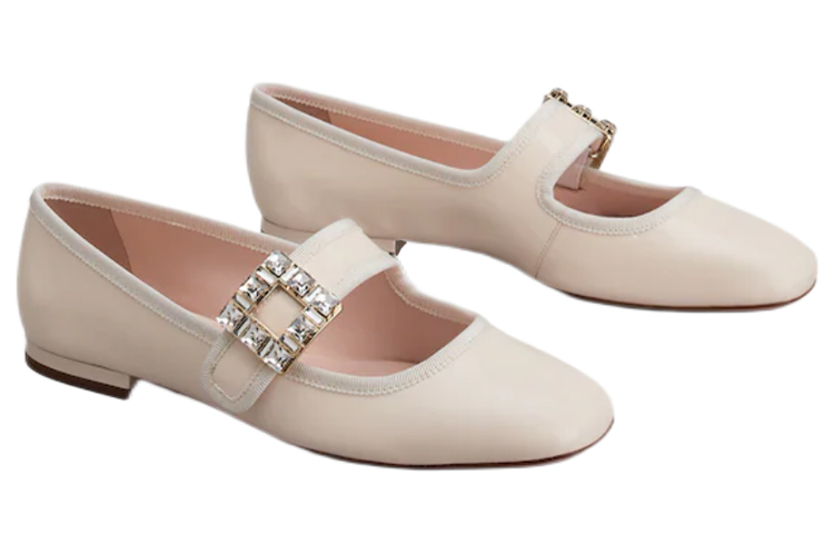(W) Roger Vivier Ballerina Flats 'Cream Buckle' 圖 2
