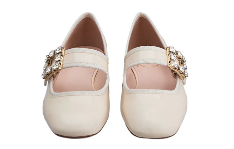 (W) Roger Vivier Ballerina Flats 'Cream Buckle' 圖 3