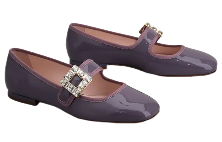 (W) Roger Vivier Ballerine 'Purple Patent Buckle' 圖 2