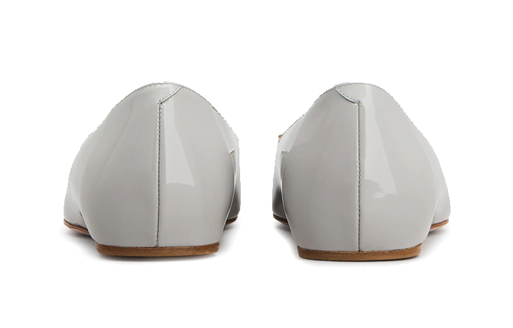 Shop (W) Roger Vivier 芭蕾舞平底鞋 '灰色漆皮' RVW40415280D1PB206