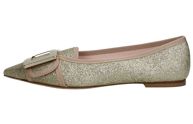 (W) Roger Vivier Ballet Flats 'Gold'