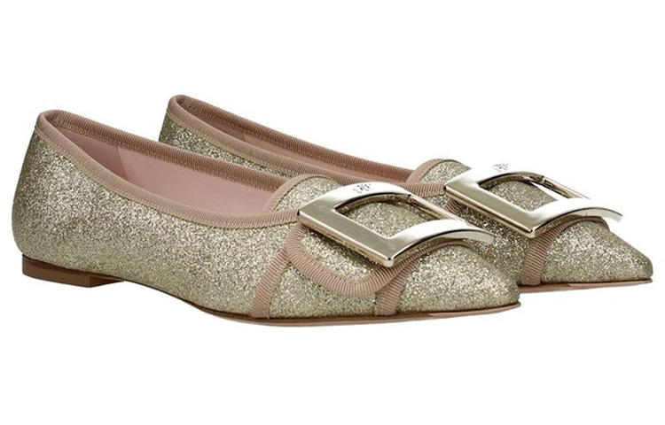 (W) Roger Vivier Ballet Flats 'Gold' 圖 2