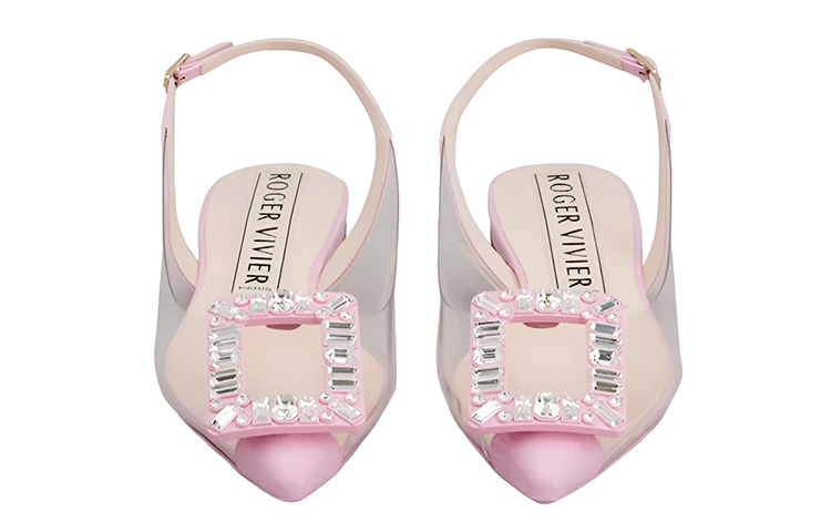(W) Roger Vivier Ballet Flats 'Pink Crystal Buckle' 圖 5