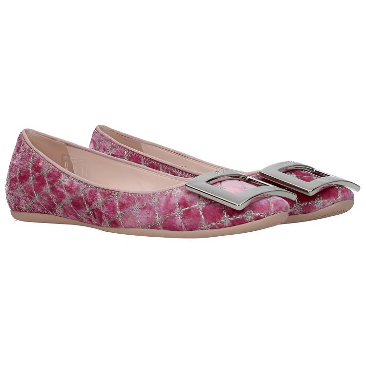 (W) Roger Vivier Ballet Flats 'Velvet Purple' 圖 3