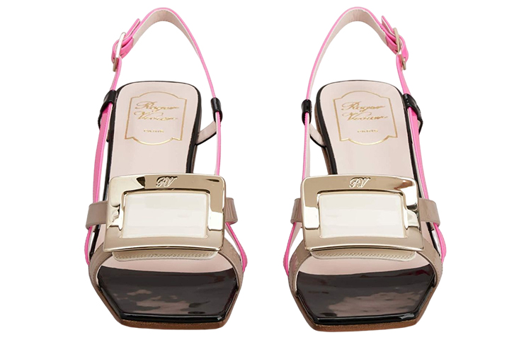 (W) Roger Vivier Belle 'Pink Beige Black' 圖 3