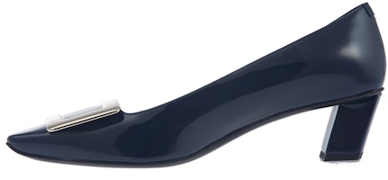 (Women) Roger Vivier Belle High-Heeled Casual 'Blue Metallic Buckle' RVW00600920D1PU800 (Women) Roger Vivier Belle High-Heeled Casual 'Blue Metallic Buckle' RVW00600920D1PU800