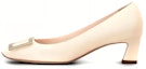 Buy (W) Roger Vivier Belle Vivier Tumit 4.5cm 'Cream White Patent' RVW44815280D1PC019