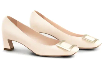 Lookbook (W) Roger Vivier Belle Vivier Tumit 4.5cm 'Cream White Patent' RVW44815280D1PC019