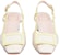 (W) Roger Vivier Belle Vivier 'Tumit Blok Hujung Petak Gesper Beige' RVW00625601D1P1U03