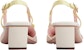 (W) Roger Vivier Belle Vivier 'Tumit Blok Hujung Petak Gesper Beige' RVW00625601D1P1U03