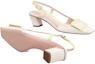 Details for (W) Roger Vivier Belle Vivier ''Beige Fibbia Punta Quadra Tacco Largo'' RVW00625601D1P1U03