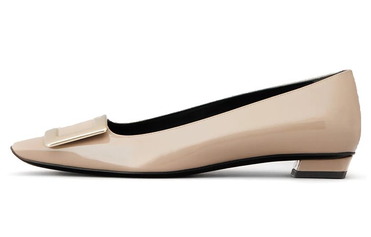 (Women) Roger Vivier Belle Vivier 'Beige Patent Leather' RVW00700920D1PC415