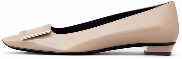 (Women) Roger Vivier Belle Vivier 'Beige Patent Leather' RVW00700920D1PC415 (Women) Roger Vivier Belle Vivier 'Beige Patent Leather' RVW00700920D1PC415