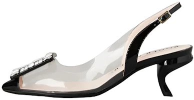 (Women) Roger Vivier Belle Vivier 'Black Crystal Buckle' RVW672336005RT4551 (Women) Roger Vivier Belle Vivier 'Black Crystal Buckle' RVW672336005RT4551