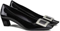 Lookbook (Women) Roger Vivier Belle Vivier 'Black Metal Buckle' RVW00600920D1PB999