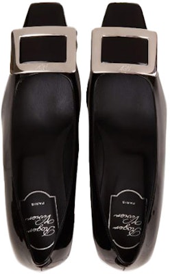(W) Roger Vivier Belle Vivier 'Gesper Logam Hitam' RVW00600920D1PB999 Shop (W) Roger Vivier Belle Vivier 'Gesper Logam Hitam' RVW00600920D1PB999