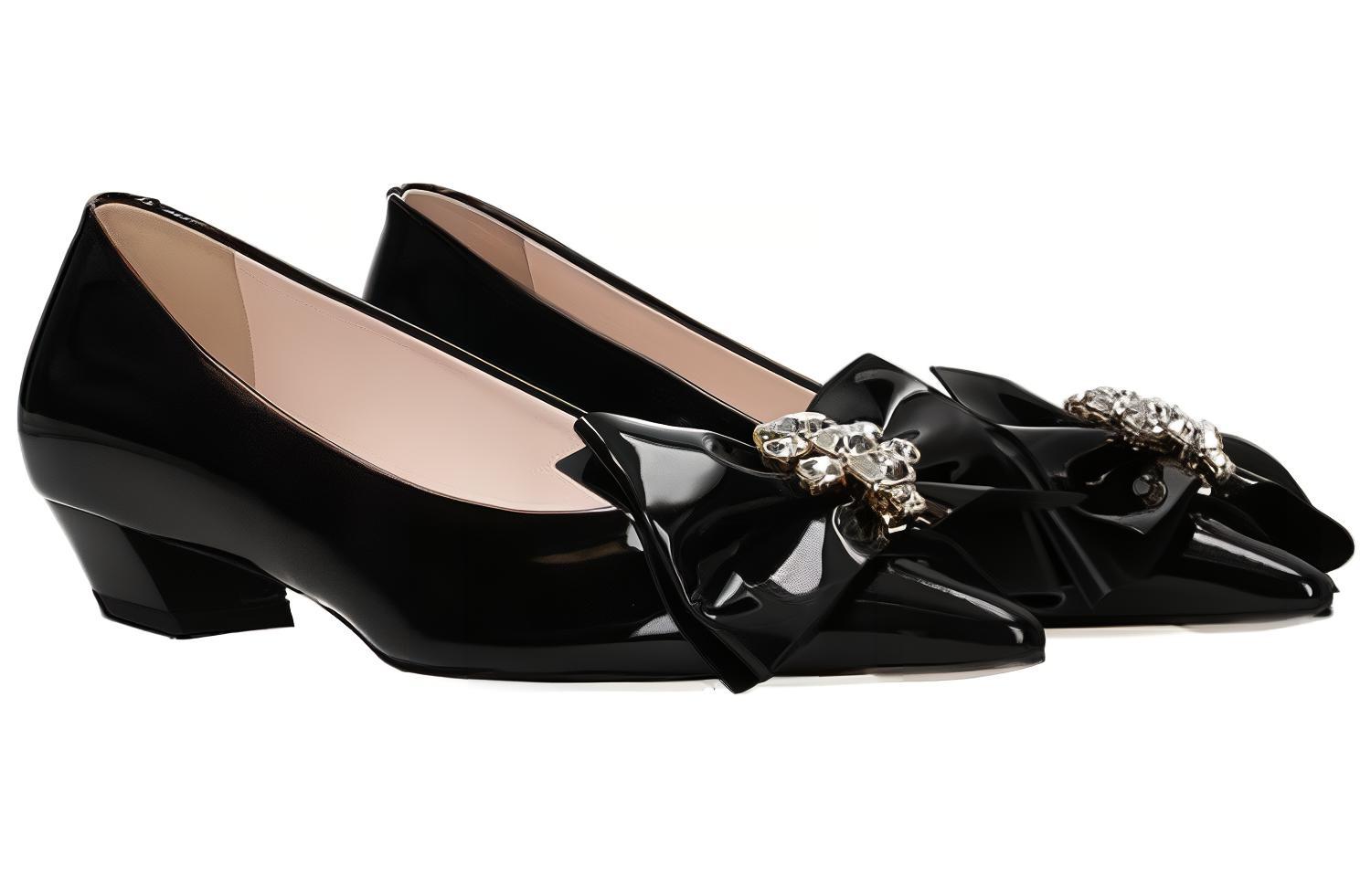 (W) Roger Vivier Belle Vivier 'Black Patent Leather with Bow' 圖 2