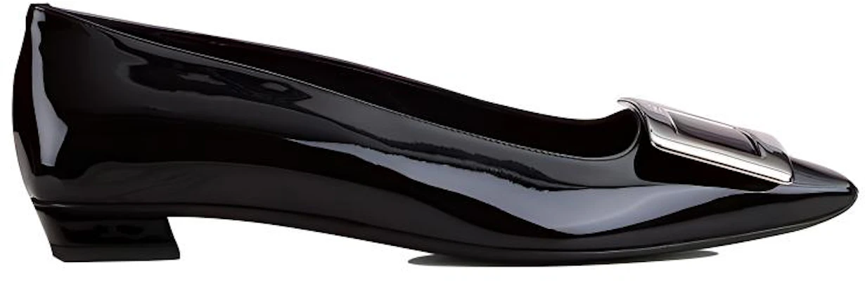 (W) Roger Vivier Belle Vivier 'Cuero Negro Charol con Detalle Metálico' RVW00700920D1PB999 Order (W) Roger Vivier Belle Vivier 'Cuero Negro Charol con Detalle Metálico' RVW00700920D1PB999