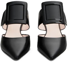 (W) Roger Vivier Belle Vivier 'Mula en Charol Negro' RVW54330640D1PB999 Shop (W) Roger Vivier Belle Vivier 'Mula en Charol Negro' RVW54330640D1PB999