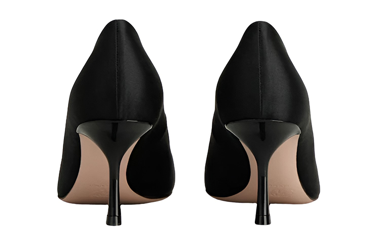 (W) Roger Vivier Belle Vivier 'Black Satin Crystal Buckle' 圖 4