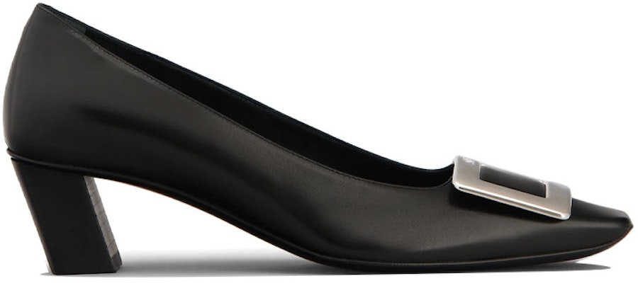 (W) Roger Vivier Belle Vivier 'Hak Kotak Hitam Square Toe' RVW00600920BSSB999 Order (W) Roger Vivier Belle Vivier 'Hak Kotak Hitam Square Toe' RVW00600920BSSB999