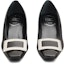 Shop (W) Roger Vivier Belle Vivier 'Hak Kotak Hitam Square Toe' RVW00600920BSSB999