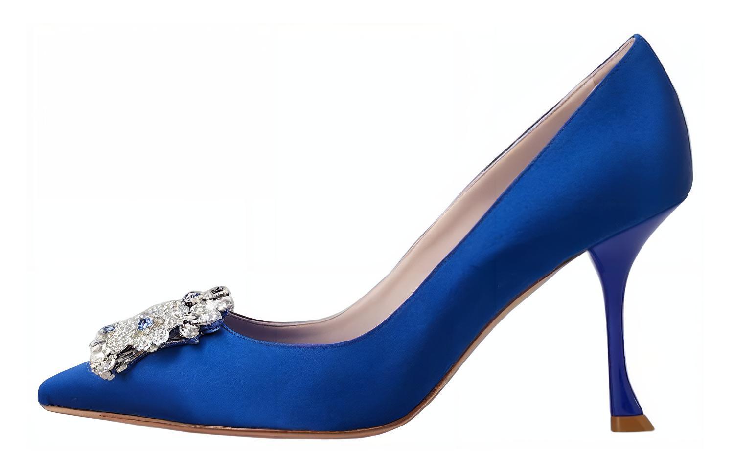 (W) Roger Vivier Belle Vivier 'Blue Buckle'