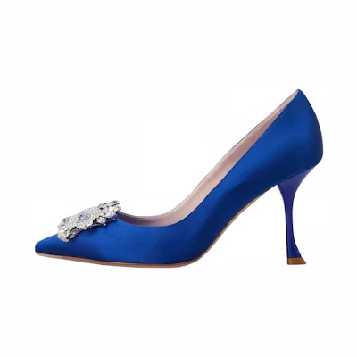 (W) Roger Vivier Belle Vivier 'Blue Buckle'