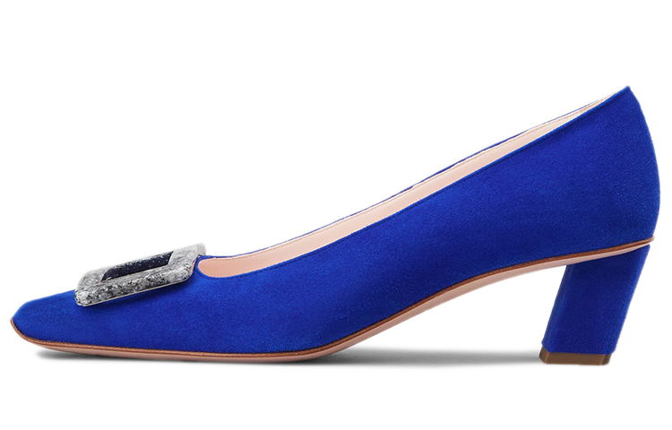(Women) Roger Vivier Belle Vivier 'Granite Buckle Blue' RVW00631480HR0U622